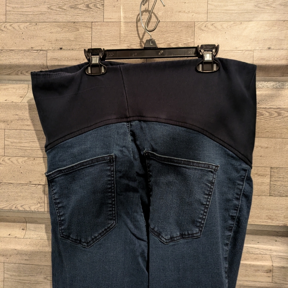 Topshop Dark Blue Maternity Jeggings - Picture 6 of 8